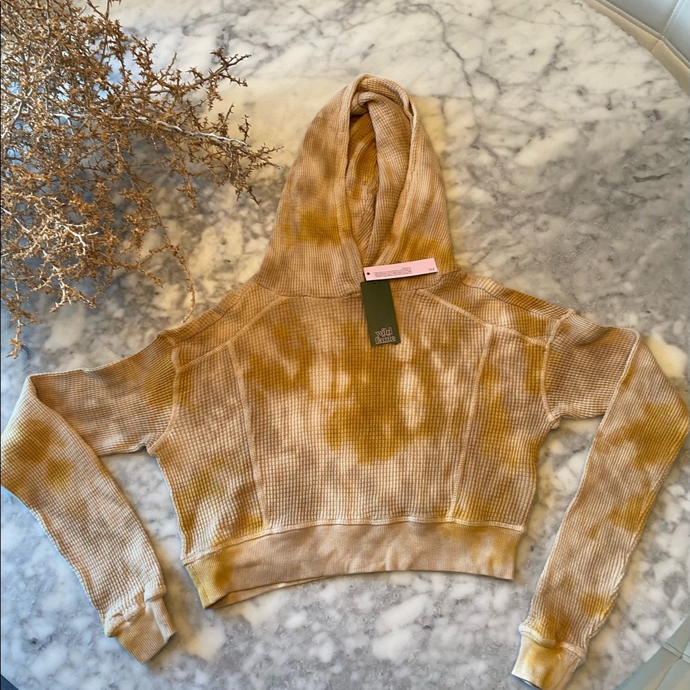 Wild Fable waffle tie dye hoodie